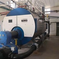 二手6噸360萬大卡燃氣導熱油鍋爐轉讓